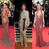 Vestido com strass, dourado e prateado: como o brilho surgiu no red carpet de Cannes 2023?