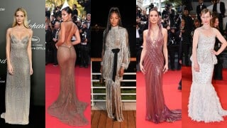Vestido com strass, dourado e prateado: como o brilho surgiu no red carpet de Cannes 2023?