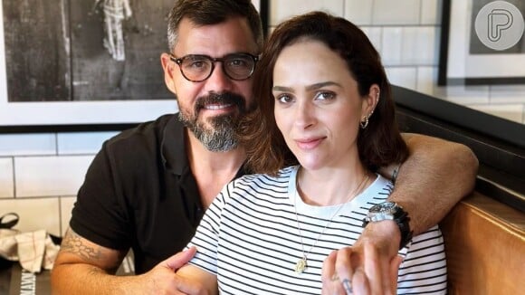 Juliano Cazarré e sua esposa Leticia Cazarre estão juntos há mais de dez anos casados.