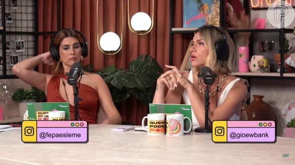 Giovanna Ewbank e Fernanda Paes Leme entrevistam famosos para o podcast Gioh.