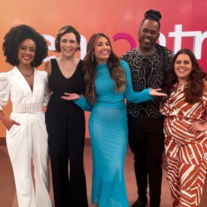 Com Patrícia Poeta, Manoel Soares, Tati Machado, Valéria Almeida e Michele Loreto o 'Encontro' teve sua equipe por um tempo.