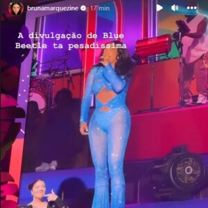 Bruna Marquezine postou sobre o show de Ludmilla apenas neste domingo, horas após a indireta de Brunna Gonçalves
