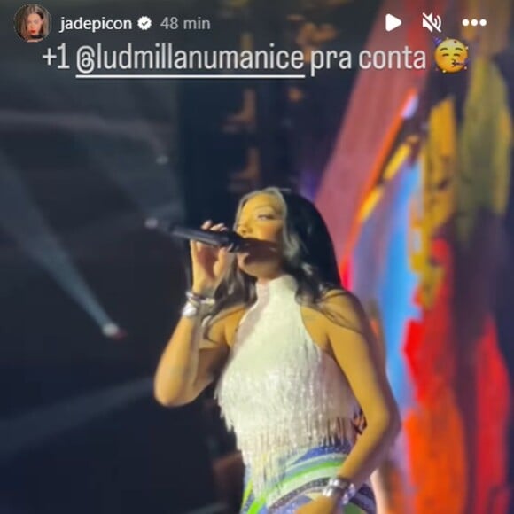 Jade Picon assumiu ser fã de Ludmilla