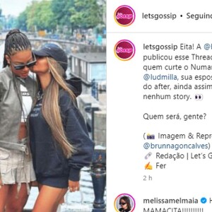Brunna Gonçalves postou uma indireta em sua rede social