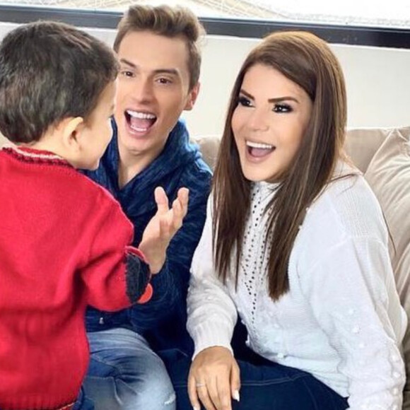 Mara Maravilha adotou Miguel Benjamin há pouco tempo.