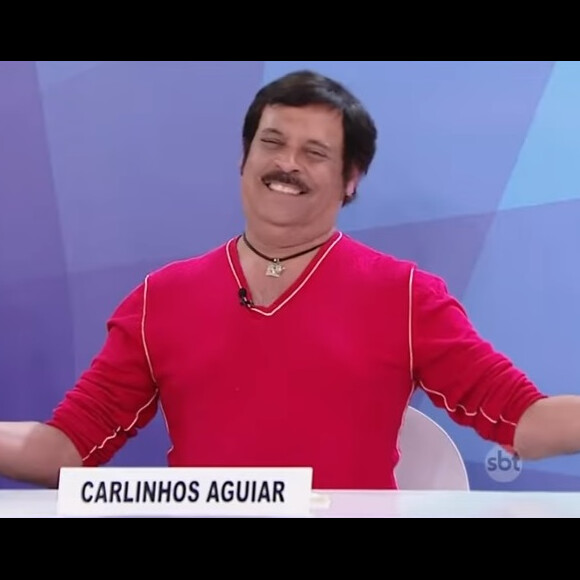 Carlinhos Aguiar era uma das estrelas que fazia parte do Jogo dos Pontinhos, quadro do programa Silvio Santos.