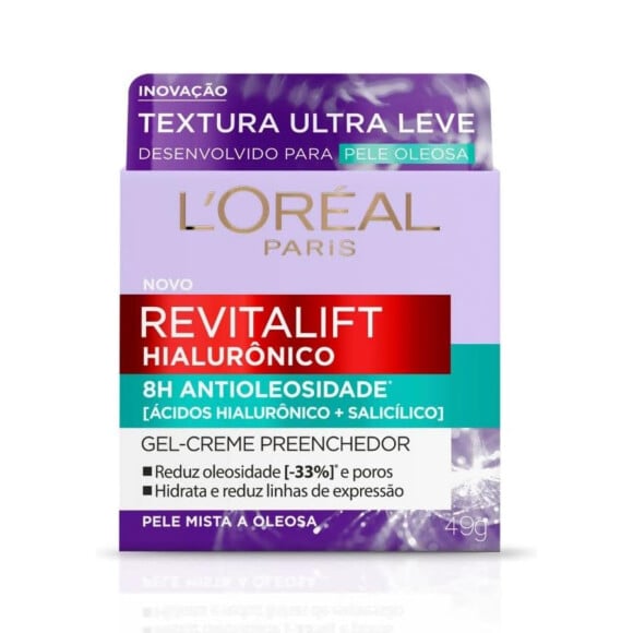 Gel creme hidratante antioleosidade, L'Oréal Paris