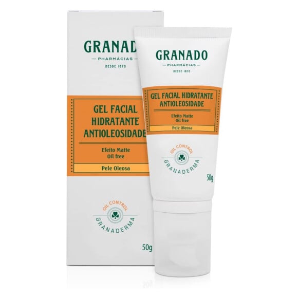 Gel facial hidratante antioleosidade, Granado