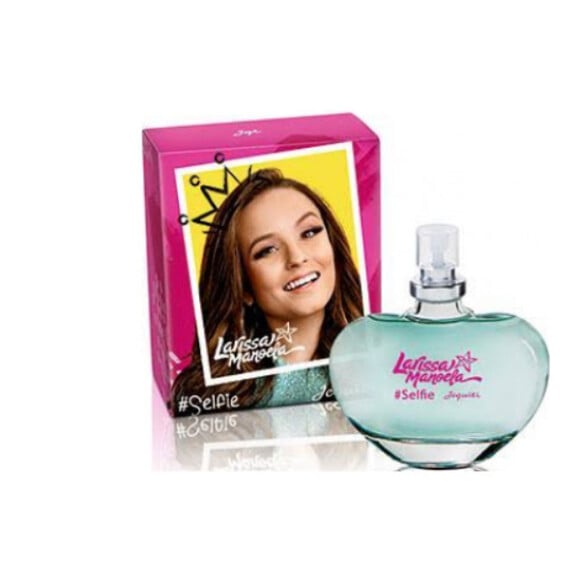 Perfume da Larissa Manoela: #Selfie, da Jequiti, é um Floral Feminino com notas de topo de Kiwi, Lichia, Mandarina e Bergamota