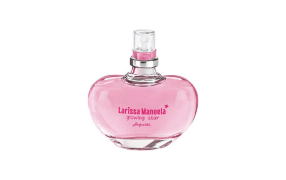 O perfume Glowing Star, da linha da Larissa Manoela para a Jequiti, é um Floral Feminino com notas de topo de Limão, Maça, Pera e Manga