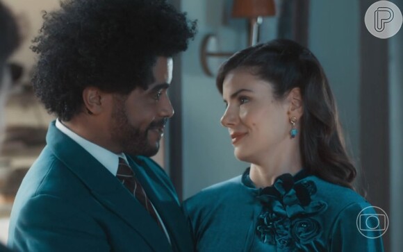 Novela 'Amor Perfeito': Orlando (Diogo Almeida) e Marê (Camila Queiroz) reatam o namoro no capítulo de sexta-feira, 28 de julho de 2023