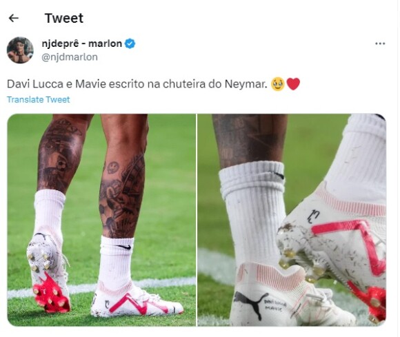Atitude de Neymar foi elogiada pelos fãs