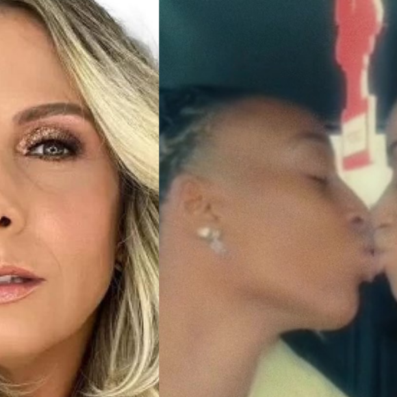 Carla Perez manda recado revoltado na web após vídeo com beijo da filha com a namorada