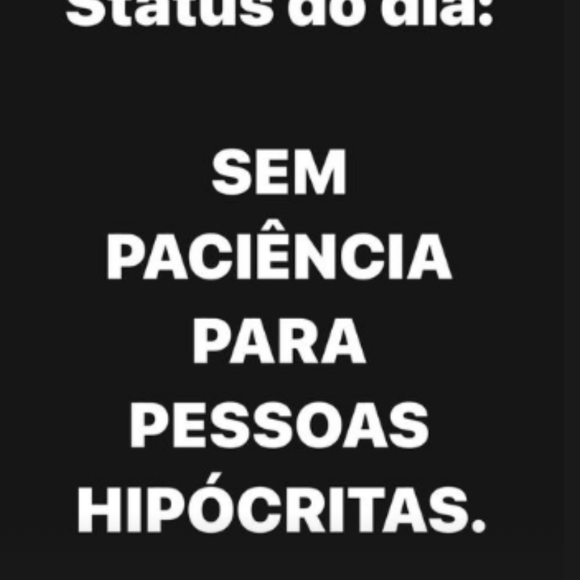 Carla Perez mandou um recado revoltado na web para defender a filha: 'Status do dia: sem paciência para pessoas hipócritas'