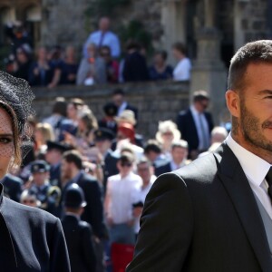 David Beckham e Victoria Beckham compareceram ao casamento de Príncipe Harry e Meghan Markle em 2018
