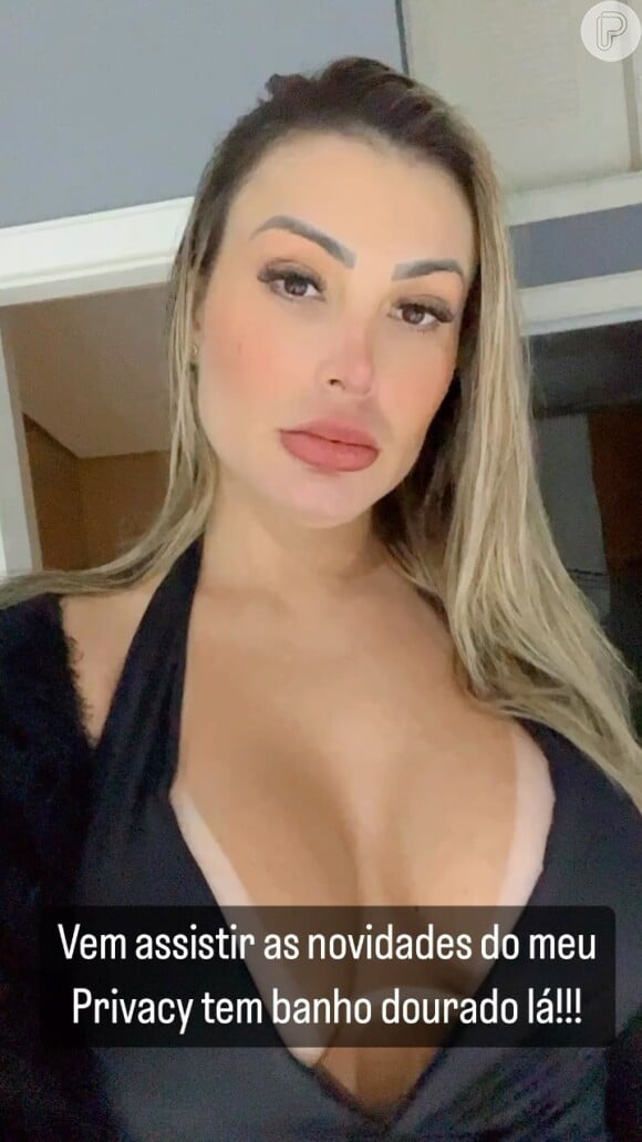 Andressa Urach, porém, anunciou a sua saída da igreja e voltou para o mundo da prostituição.