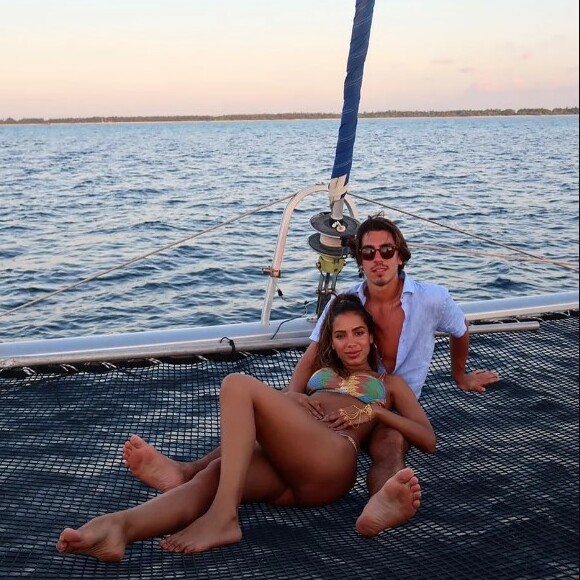 Anitta e Gabriel David se envolveram durante o ano de 2020
