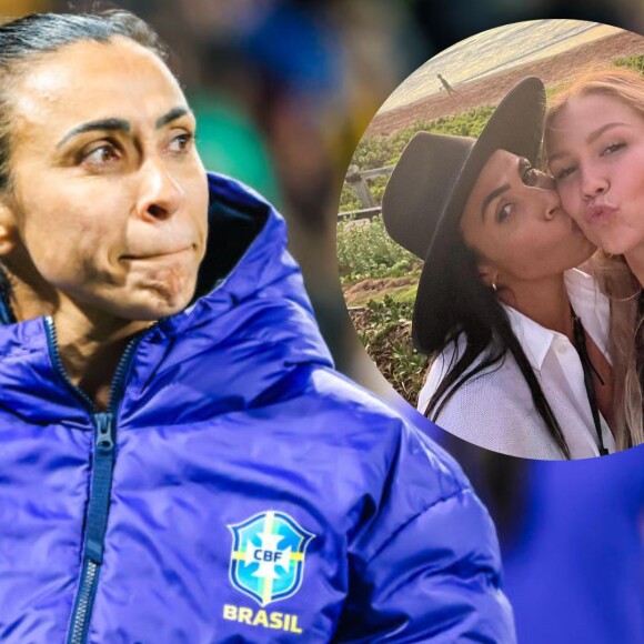 Copa do Mundo: Marta se despede da competição e ganha homenagem da namorada