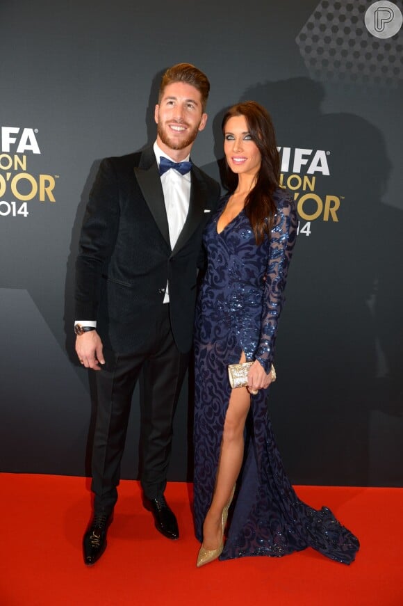 Pilar Rubio, mulher do jogador Sergio Ramos, foi muito elogiada pela escolha do vestido