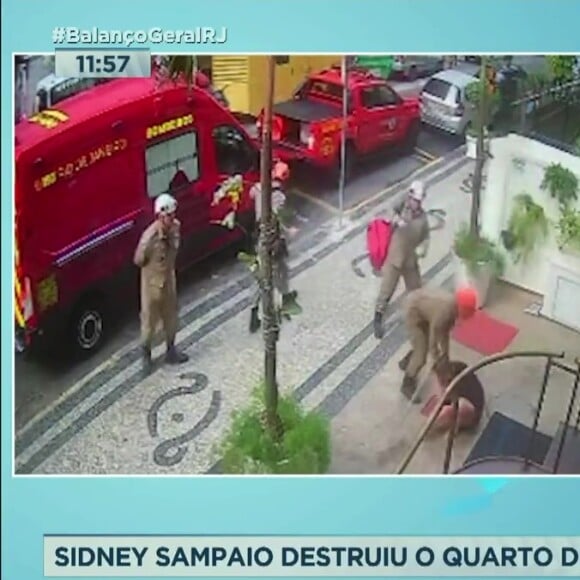 Sidney Sampaio caiu do quinto andar de um hotel no Rio de Janeiro