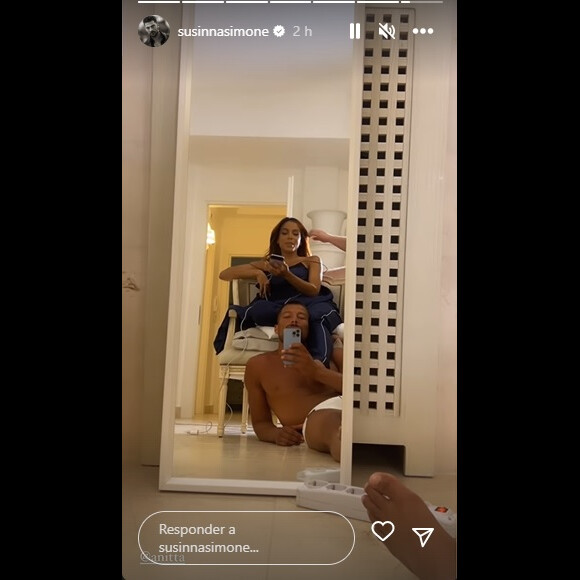 Anitta e Simone Susinna passaram toda estadia da cantora na Europa juntos
