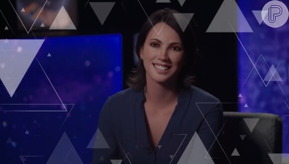 Eva Byte, apresentadora virtual do 'Fantástico', retorna ao programa para comemorar 50 anos da atração da Globo