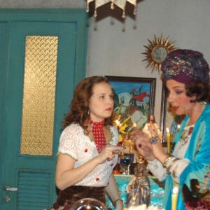 Fernanda Rodrigues largou aulas de tênis, inglês e balé para atuar em 'Vamp'. Depois foram outras 16 novelas, como 'O Profeta' (foto)