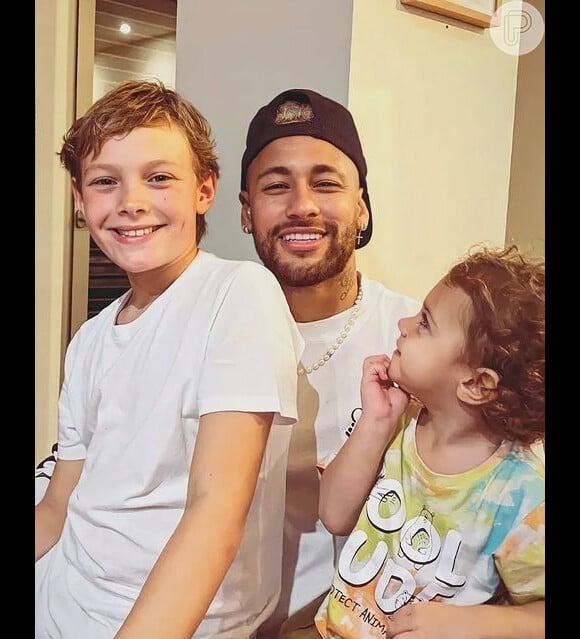 Davi Lucca, filho do Neymar, agradece o pai pela viagem à Arábia Saudita e pela atenção que o jogador de futebol deu a ele