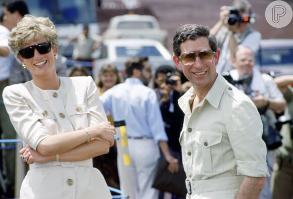 Princesa Diana e o então Príncipe Charles em Carajás, no Pará, em 1991