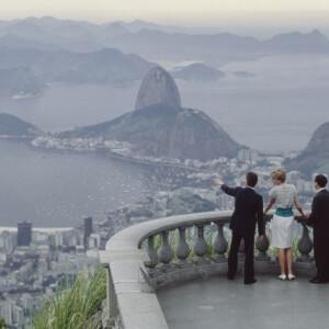 Princesa Diana no Rio de Janeiro: ela visitou o Corcovado e se encantou com o Cristo Redentor 