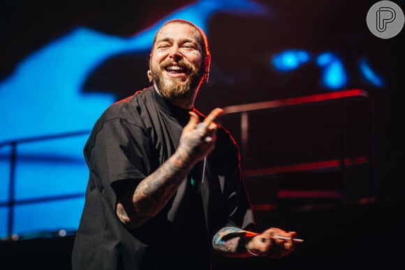 Post Malone no The Town: o que mais assustou a equipe do festival é a quantidade, segundo a produtora Ingrid Berger, em entrevista à Folha de São Paulo