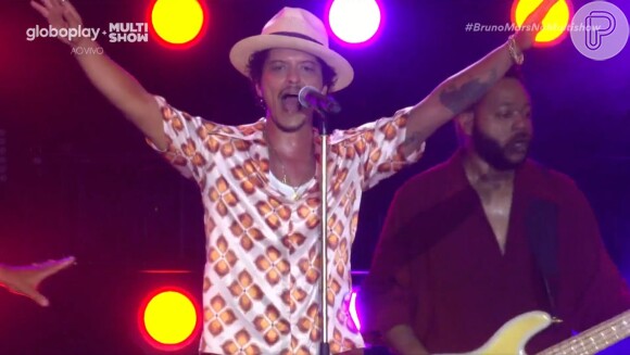 Bruno Mars empolgou o público do The Town, em São Paulo