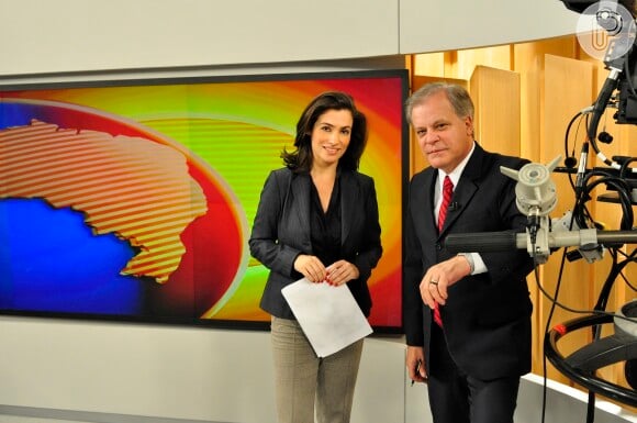 Renata Vasconcellos também comandou o 'Bom Dia Brasil' ao lado de Chico Pinheiro