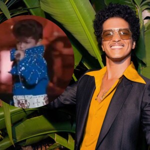 Bruno Mars encanta com seus registros de criança