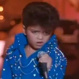 Bruno Mars já apareceu em filmes quando criança devido à performance como Elvis Presley