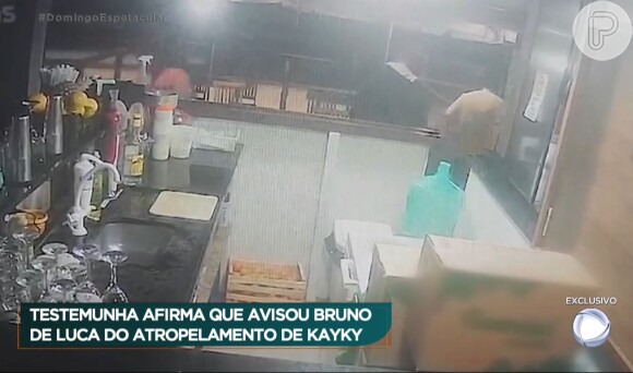 A testemunha revela que logo depois Bruno de Luca deixou o quiosque pela parte de trás, sem socorrer Kayky Brito