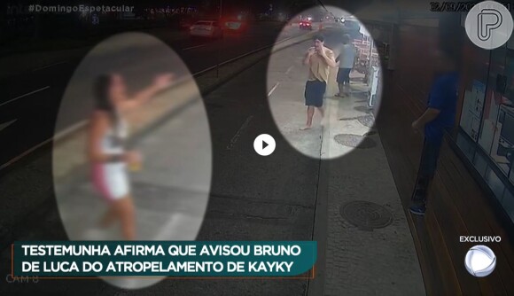 Testemunha contou que avisou a Bruno de Luca que Kayky Brito havia sido atropelado