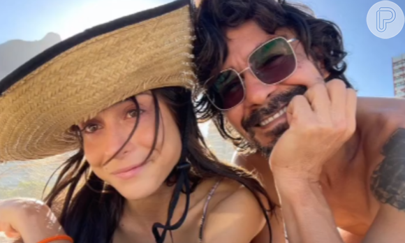 André Gonçalves publicou uma foto com Valentina Benini dias antes de ser anunciado em 'A Fazenda 2023' 