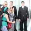 Fergie é fotografada ao chegar no Hotel Fasano, em Ipanema, no Rio de Janeiro, em 2 de abril de 2013