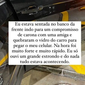 Gabi Lopes relatou como foi assaltada em São Paulo, estado no qual se registra maior número desse crime no Brasil