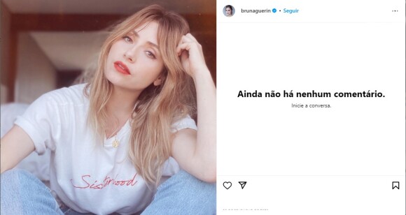 Bruna Guerin trancou os comentários de suas redes sociais após invasão de fãs de Sandy e Lucas Lima