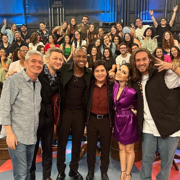 Sandy e Lucas Lima comentaram o fim do casamento em primeira aparição pública após a revelação da separação durante a gravação do 'Altas Horas'