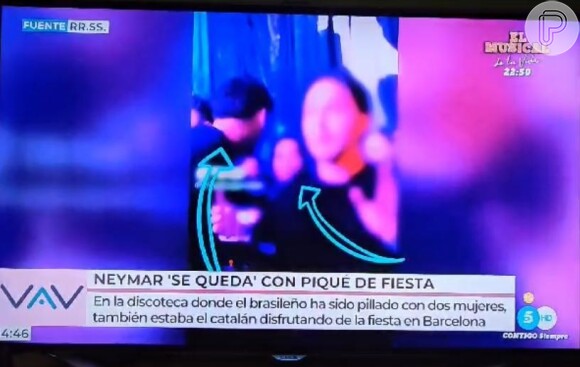 Piqué foi visto na mesma boate onde Neymar estava com Carolla Gill