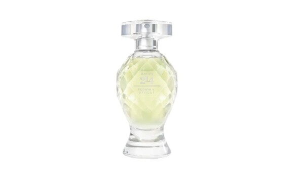 Perfume Botica 214 Peônia & Apricot, do Boticário, combina essas duas matérias-primas nobres para dar um contraste entre a delicadeza e o brilho dos ingredientes, perfeito para as mulheres de personalidade única