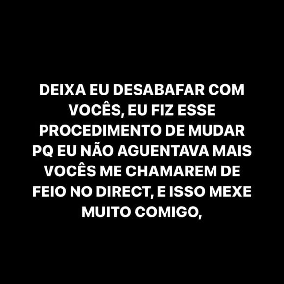 Rico Melquiades desabafou sobre procedimentos estéticos