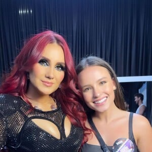 Larissa Manoela tirou foto com Dulce Maria