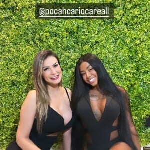 Andressa Urach gravou vídeo pornô com Karoline Coutinho, mais conhecida como Pocah Carioca