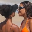 De biquíni laranja, Ludmilla ganha 'mão boba' de Brunna Gonçalves em praia no Rio em meio a processo de gravidez