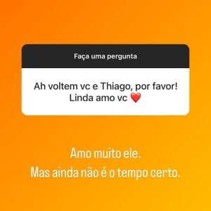 Andressa Urach garantiu que ainda ama Thiago Lopes
