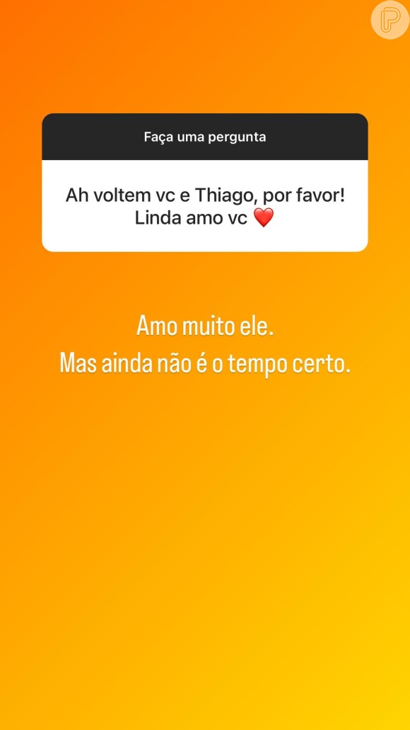 Andressa Urach garantiu que ainda ama Thiago Lopes